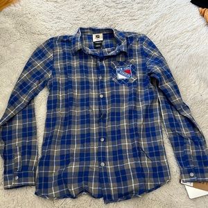 NY Rangers flannel